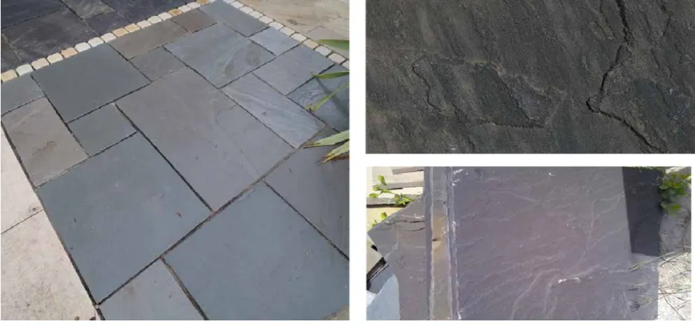 Black Natural Sandstone Paving Slabs